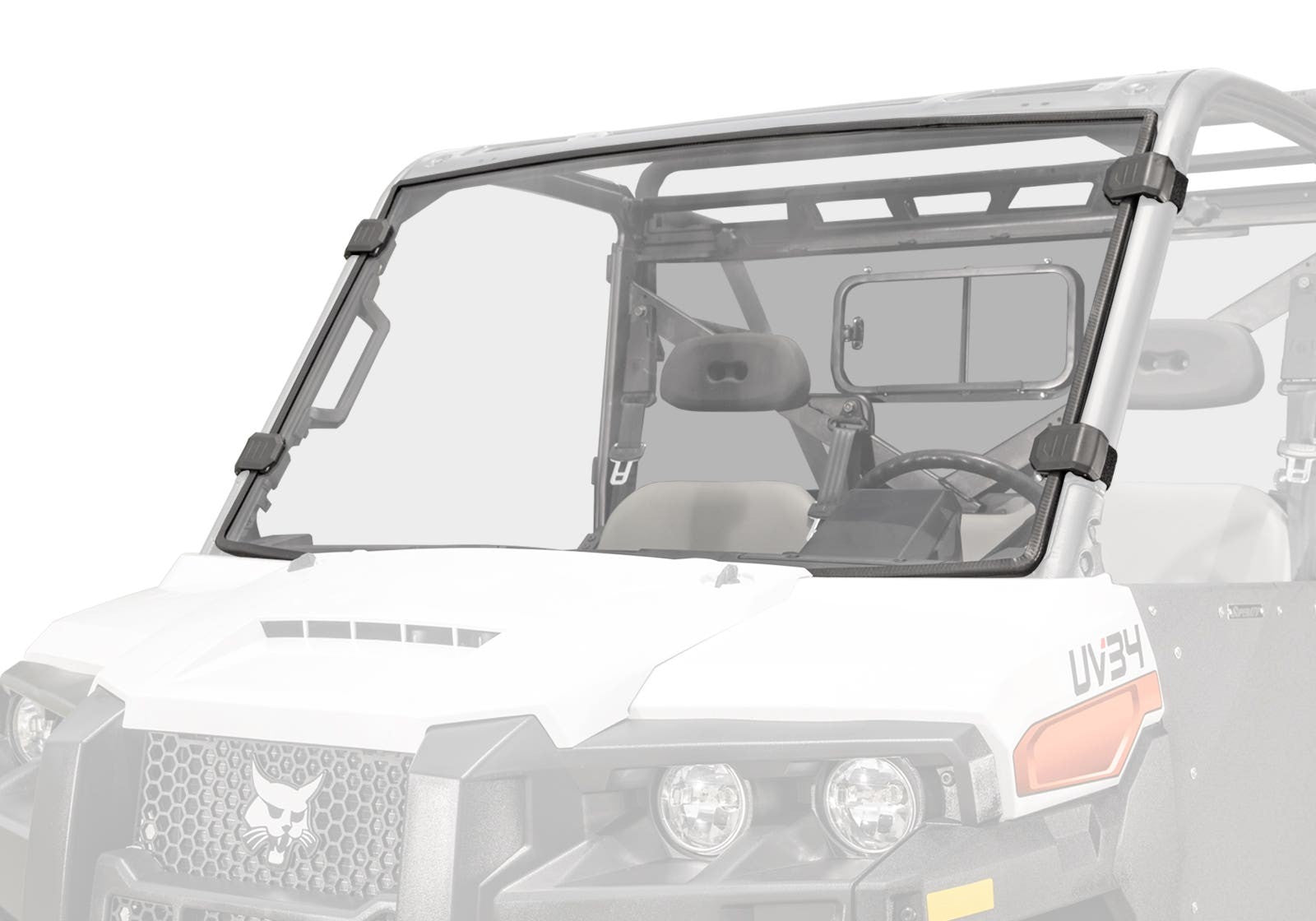 Bobcat Full Windshield - Scratch Resistant