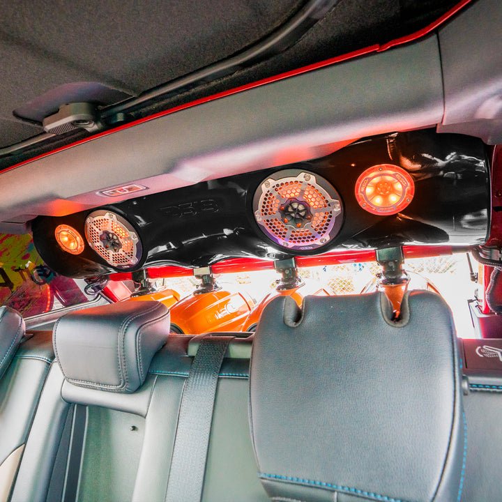 Bronco 6th Gen 4 Door Rear Mount Sound Bar System Complete Package. - DS18