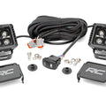 LED Light Kit | Ditch Mount | 2" Black Pair | Amber DRL | Ford Bronco (21-26)