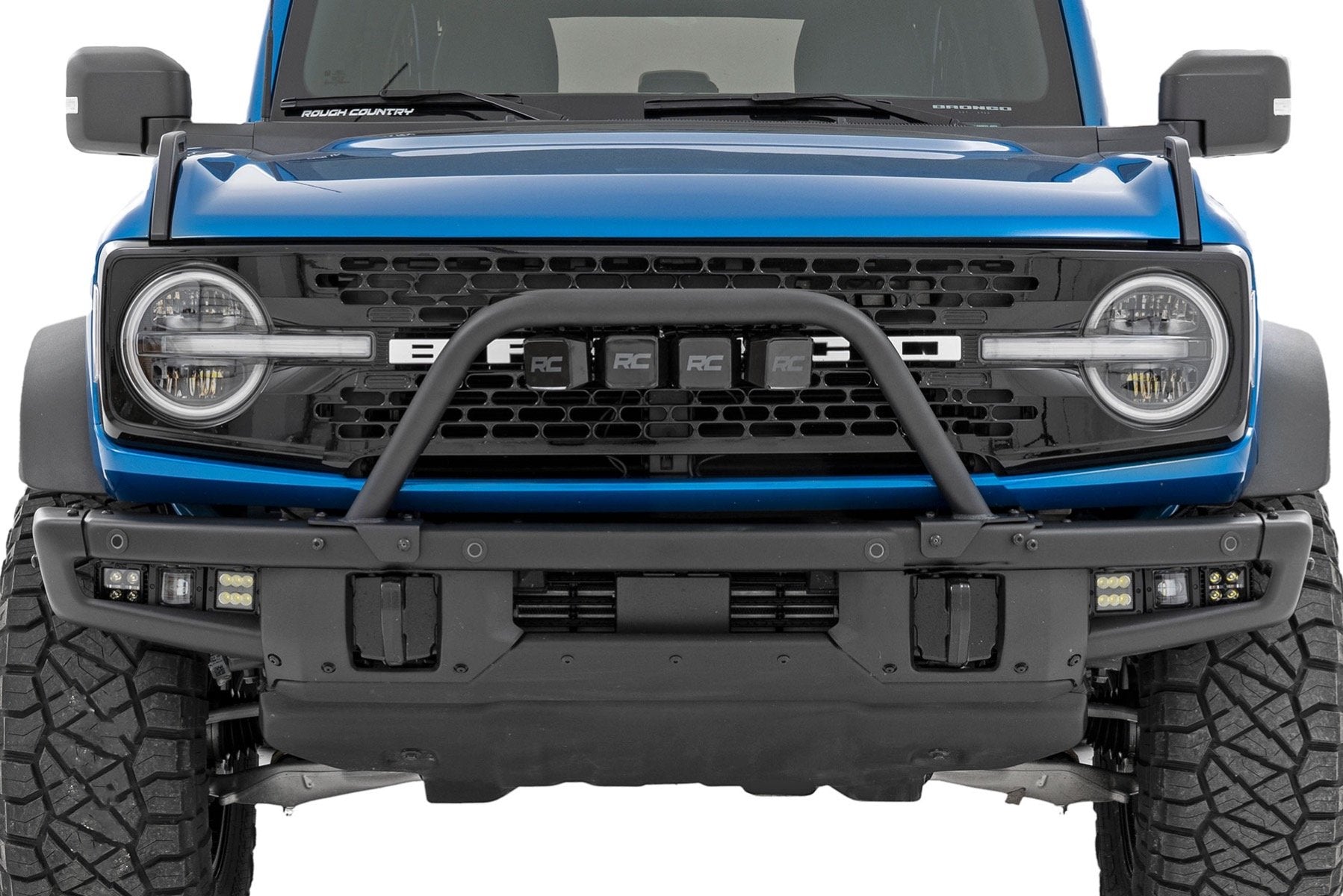 Safari Bar | 3" OSRAM (Quad) | Wide | OE Modular Steel | Ford Bronco (21-25)