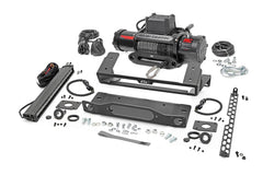 High Winch Mount | All Models | 12000S | 20 Inch Black Single Row LED | Ford Bronco (21-26)