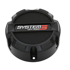 ST3 CENTER CAP 4/137 & 4/156 SNAP-IN MATTE BLACK