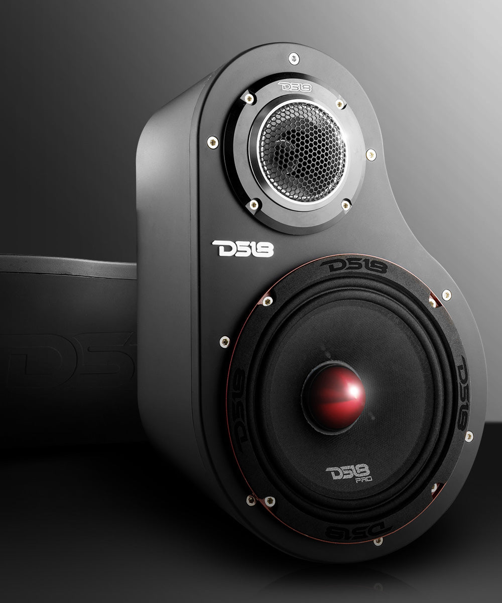 High Density Abs 2-Way Universal Pod 1 X 6.5" Loudspeaker and 1 x 1.5" Tweeter - DS18