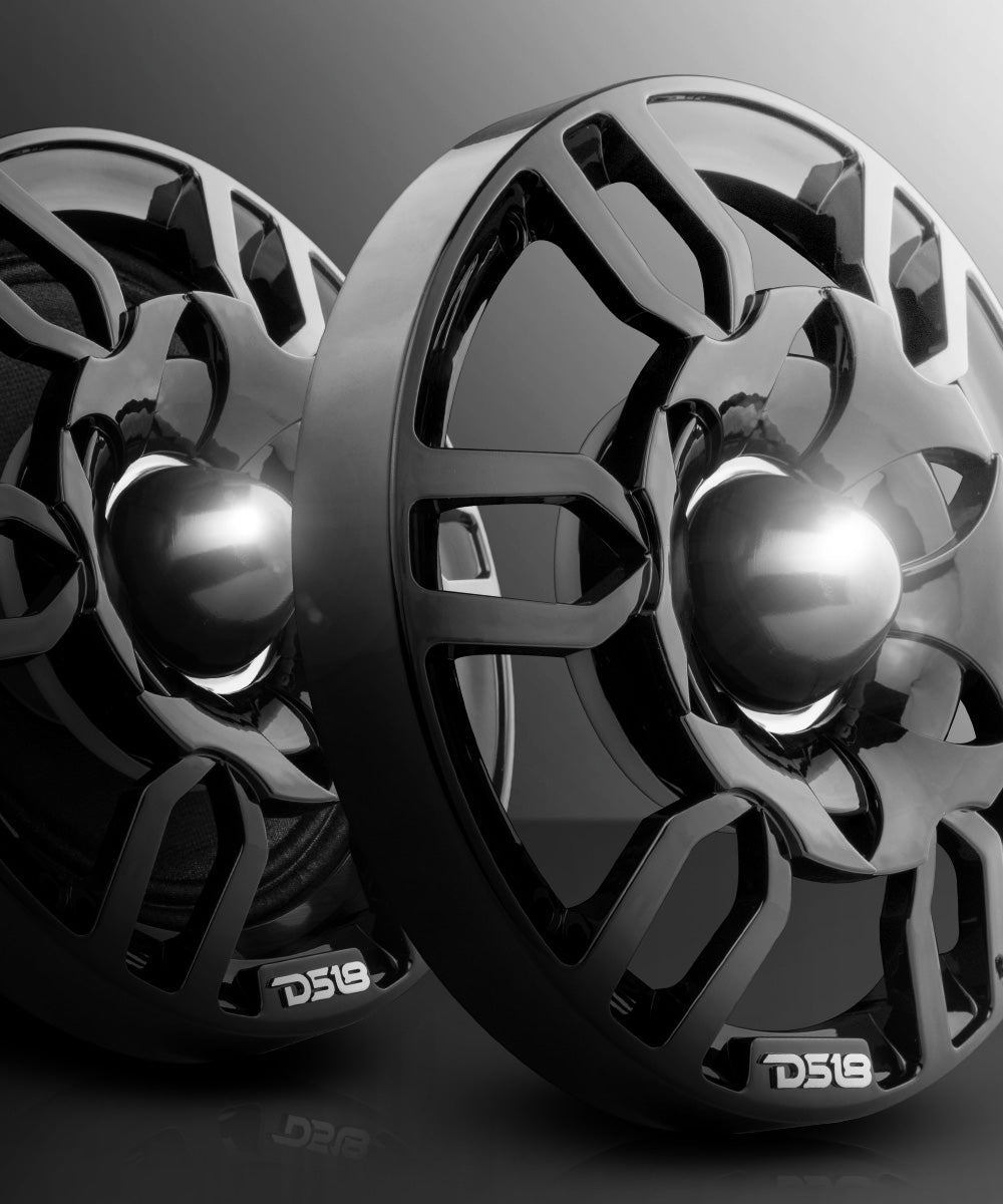 6.5" Speaker Grill with Built-in 1.75" Voice Coil Neodymium Bullet Tweeter 250 Watts - DS18