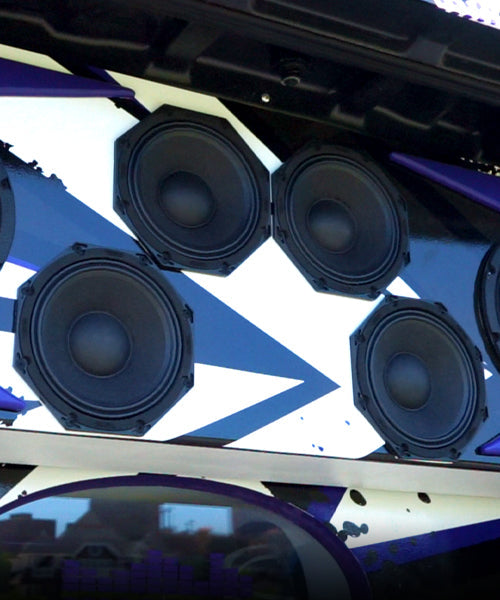 Octagonal 8" Mid-Range Loudspeaker 400 Watts Rms 8-Ohm - DS18