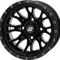 FUSION WHEEL 12X7 2+5 4/110 GLOSS BLACK