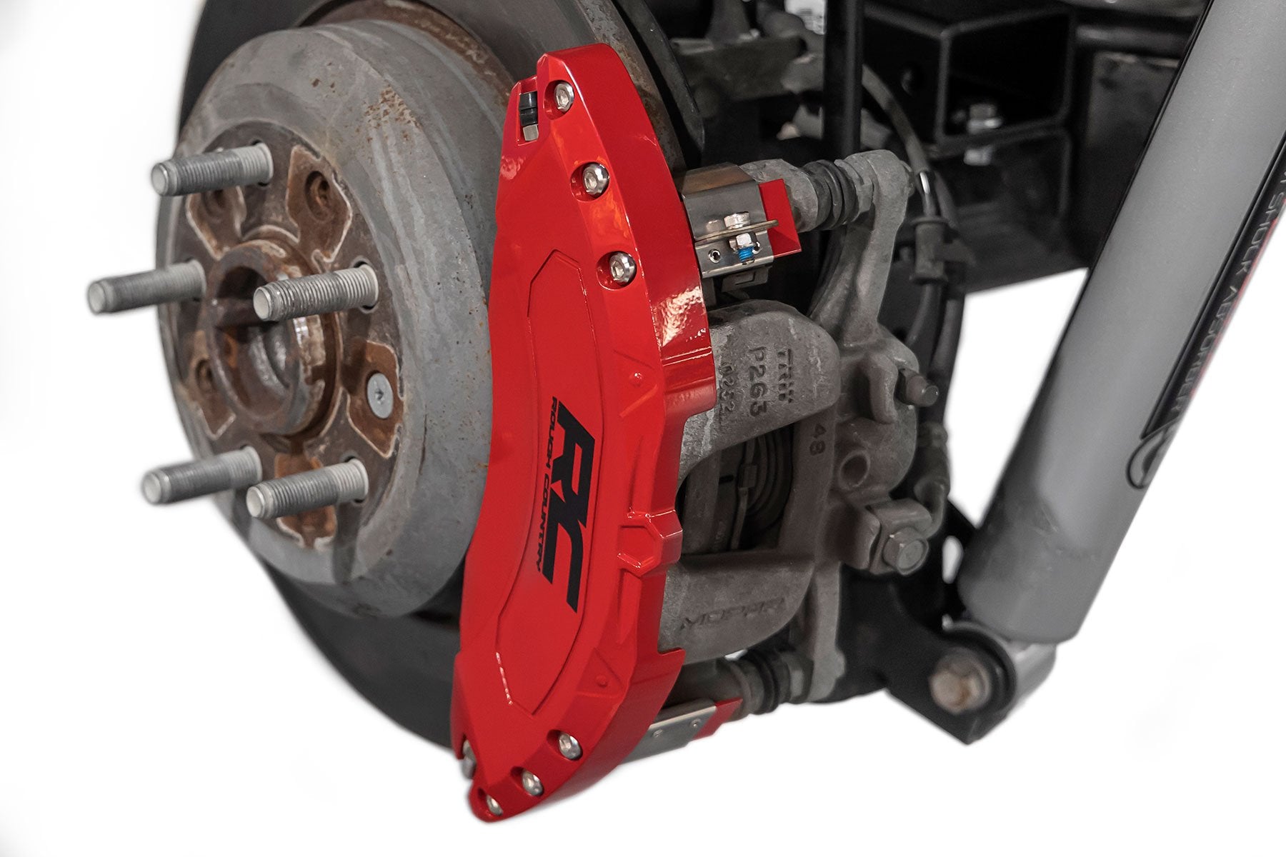 Caliper Covers | Rear | Red | Jeep Wrangler JK/Wrangler Unlimited (2007-2018)