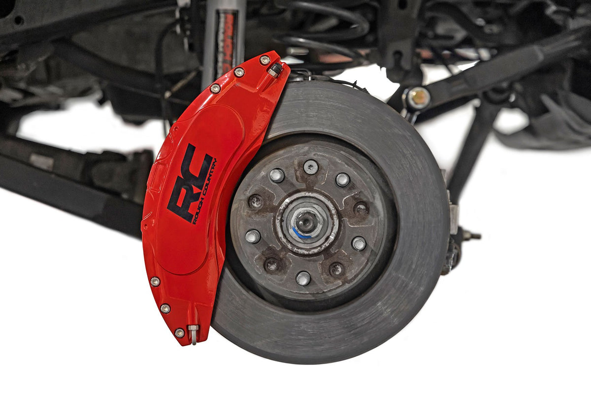 Caliper Covers | Rear | Red | Jeep Wrangler JK/Wrangler Unlimited (2007-2018)