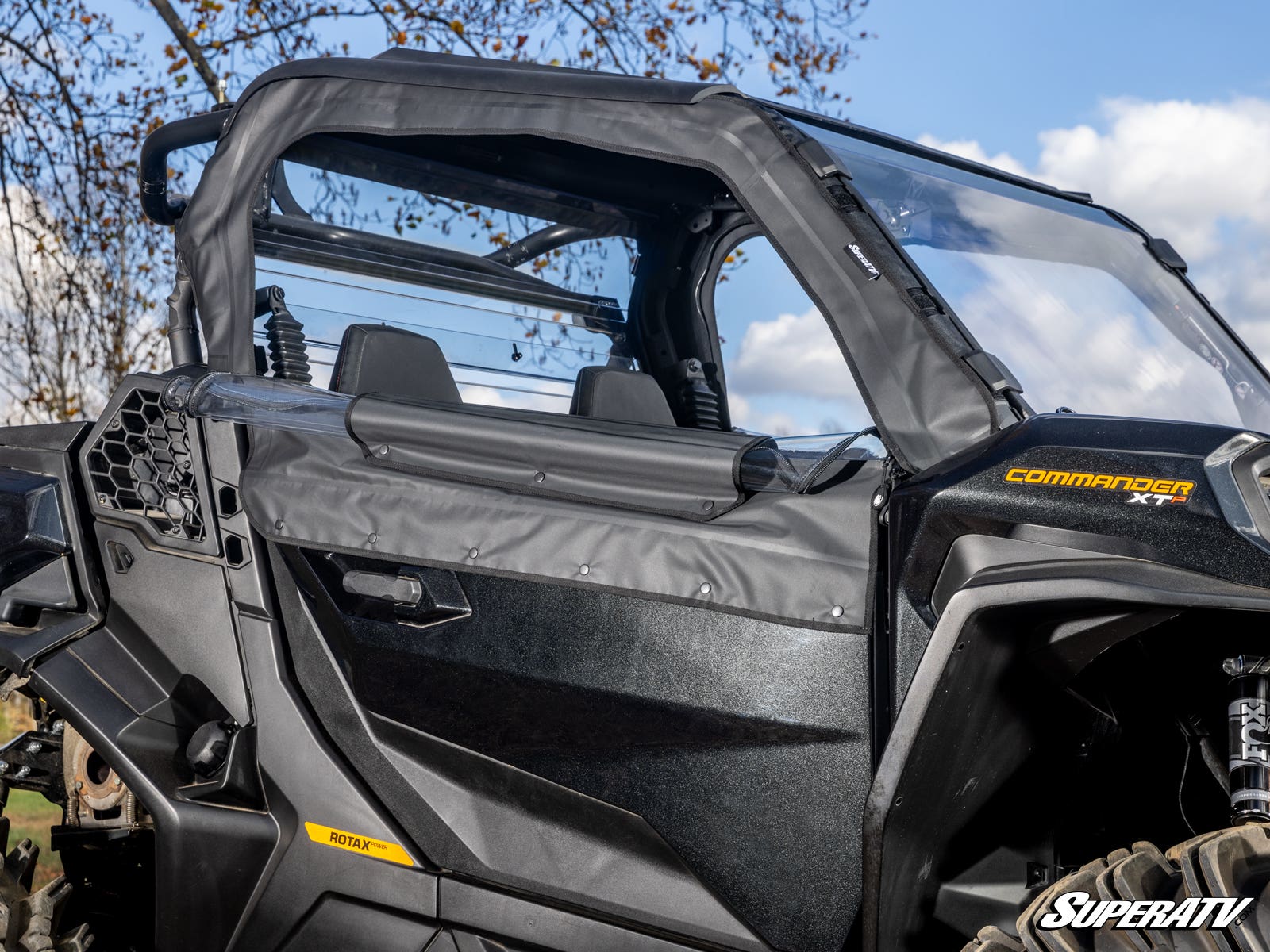 Can-Am Commander Primal Soft Cab Enclosure Upper Doors - Doors & Rear Windshield