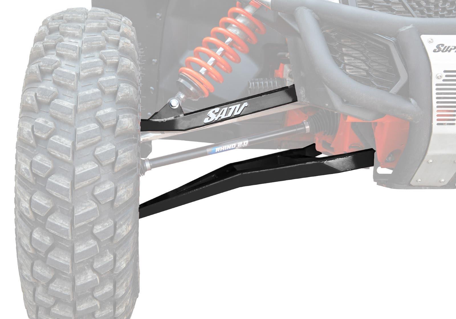 Can-Am 1.5in. Offset Boxed A-Arms | Black | 72in. Wide