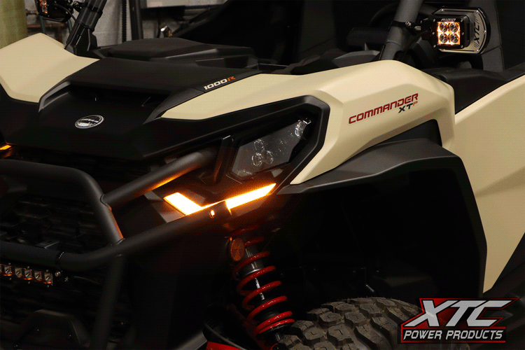 XTC b8b8ea8895a8611e | Can-Am Commander Front Turn Signature Light Set