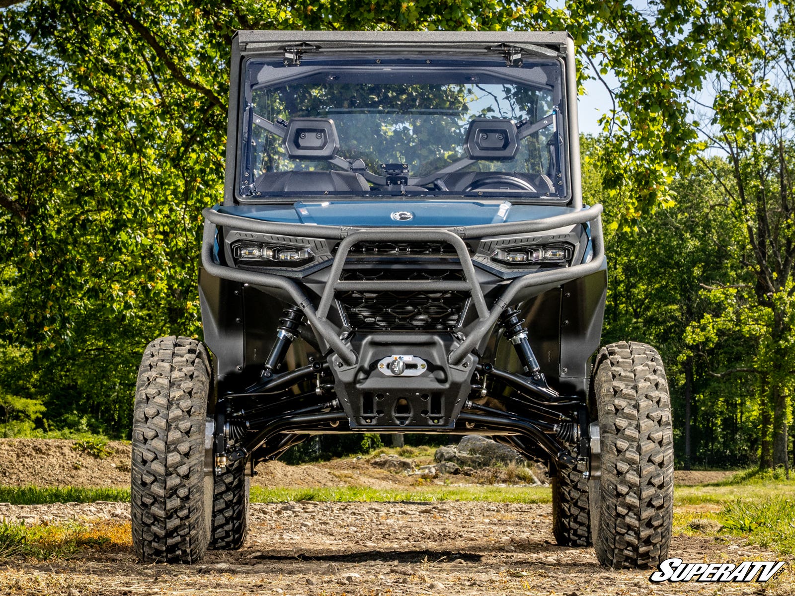 Can-Am Defender HD11 4in. Portal Gear Lift - 2 Seat - Dual Idler - 15% Gear Reduction - Billet Housing
