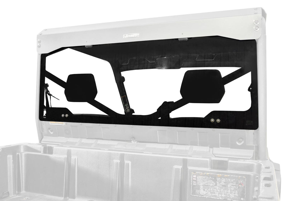 Can-Am Defender Rear Glass Windshield - OEM Roof