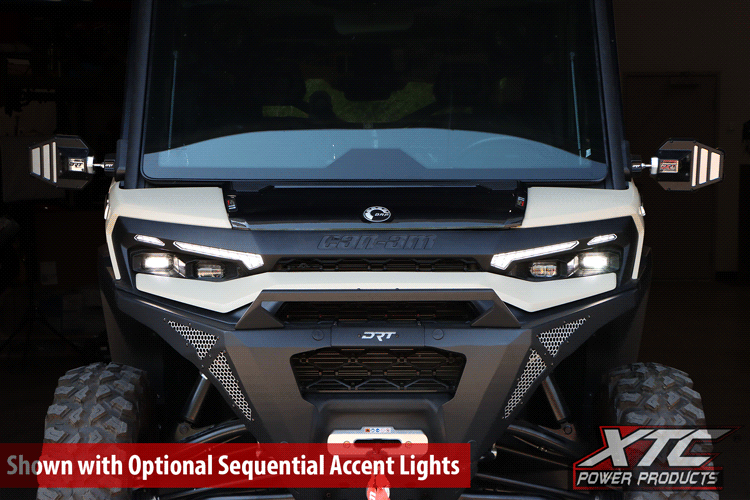 XTC 15a57b6bfb6efec8 | Can-Am Defender HD11 with XTC Sequential Turn Signal Lights
