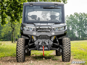 Can Am Defender Premium Power Flip Glass Windshield + Wiper Kit