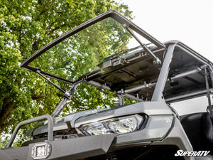 Can Am Defender Premium Power Flip Glass Windshield + Wiper Kit