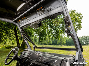 Can Am Defender Premium Power Flip Glass Windshield + Wiper Kit