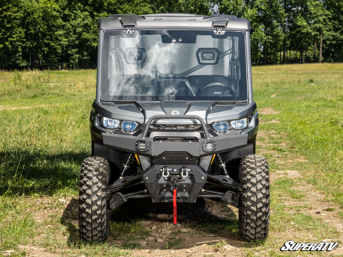 Can Am Defender Premium Power Flip Glass Windshield + Without Wiper