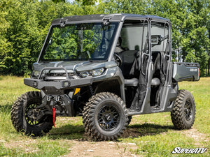 Can Am Defender Premium Power Flip Glass Windshield + Without Wiper