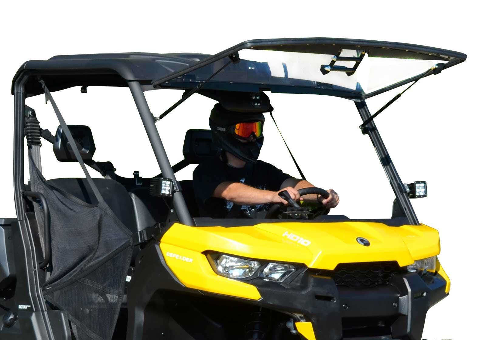 Can-Am Defender HD10 Flip Windshield