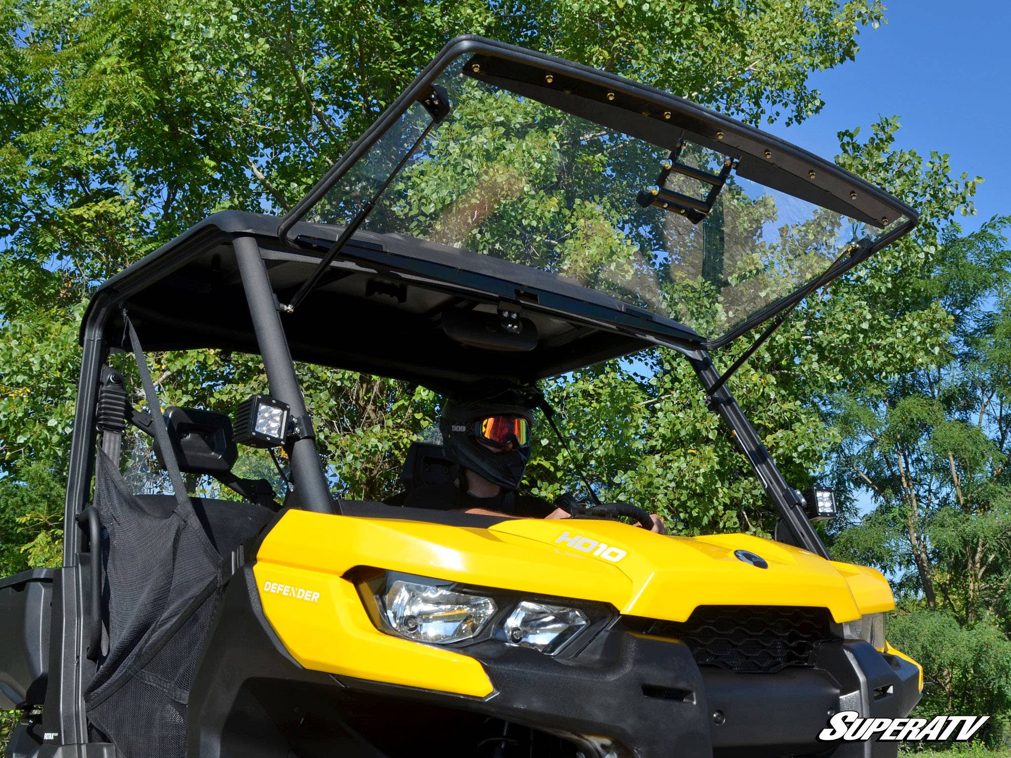 Can-Am Defender HD5 Flip Windshield
