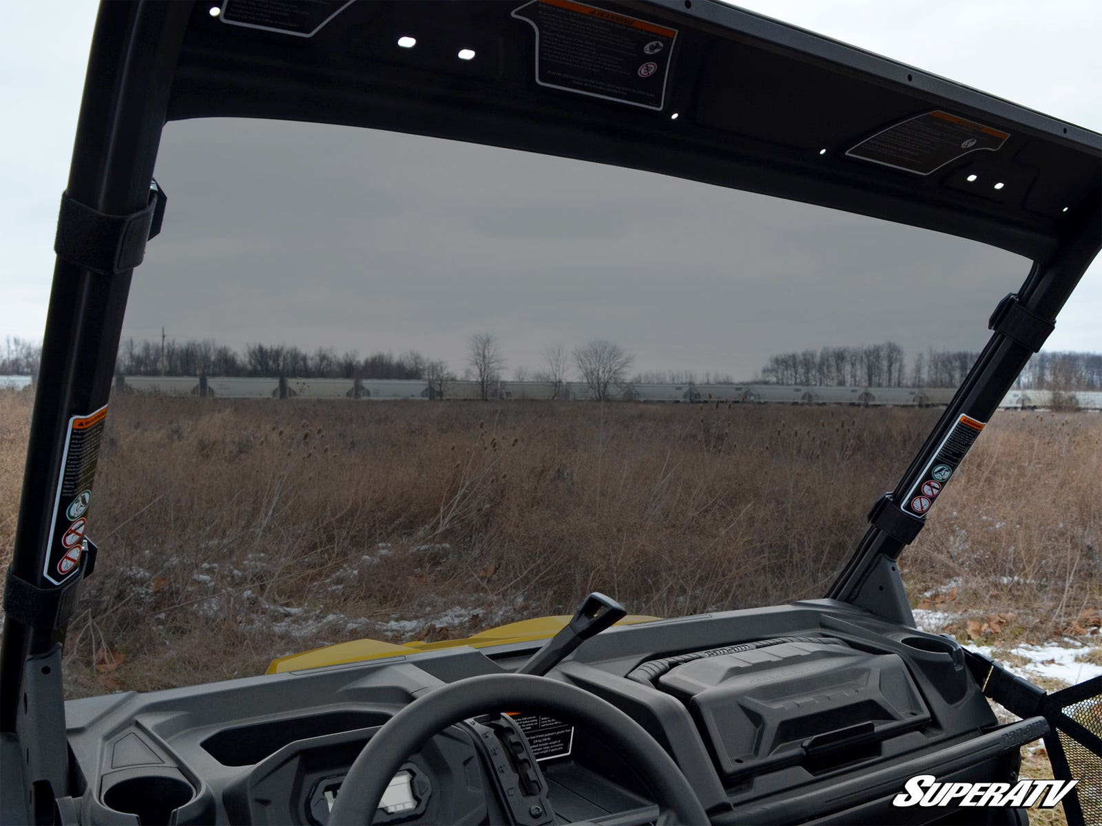 Can-Am Defender Scratch Resistant Full Windshield