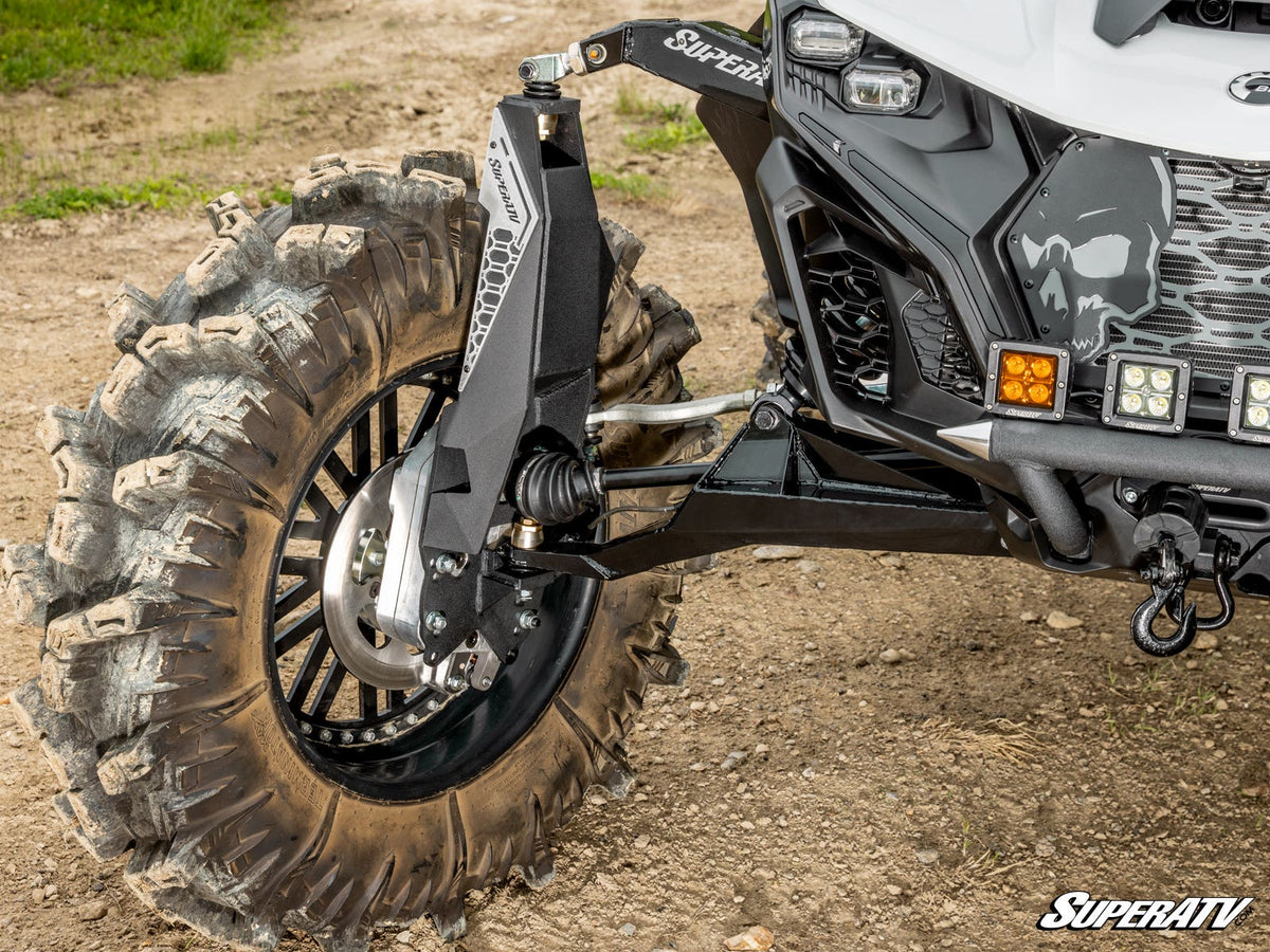 Can-Am Maverick R 6in. Portal Gear Lift - Dual Idler - 60% Gear Reduction - Billet Housing