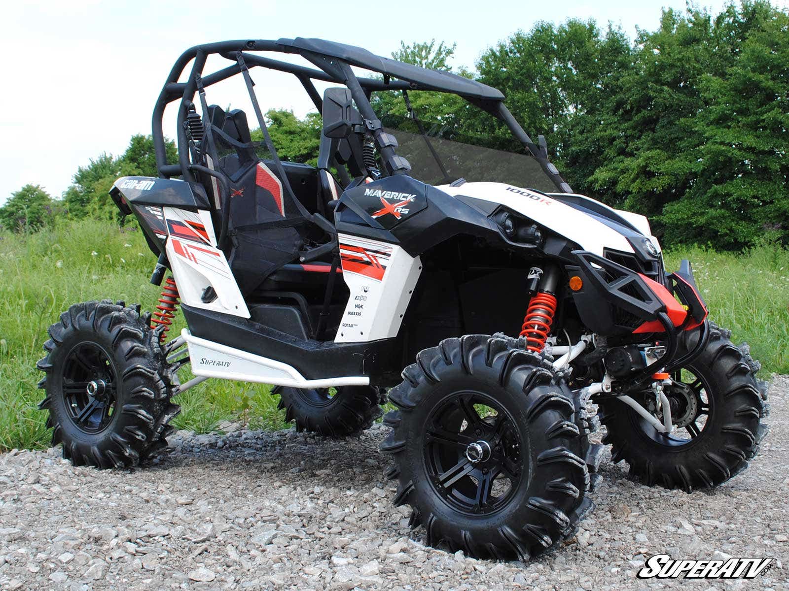 Can-Am Maverick Scratch Resistant Half Windshield