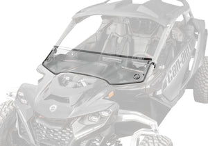 Can-Am Maverick R Half Windshield - Clear SR