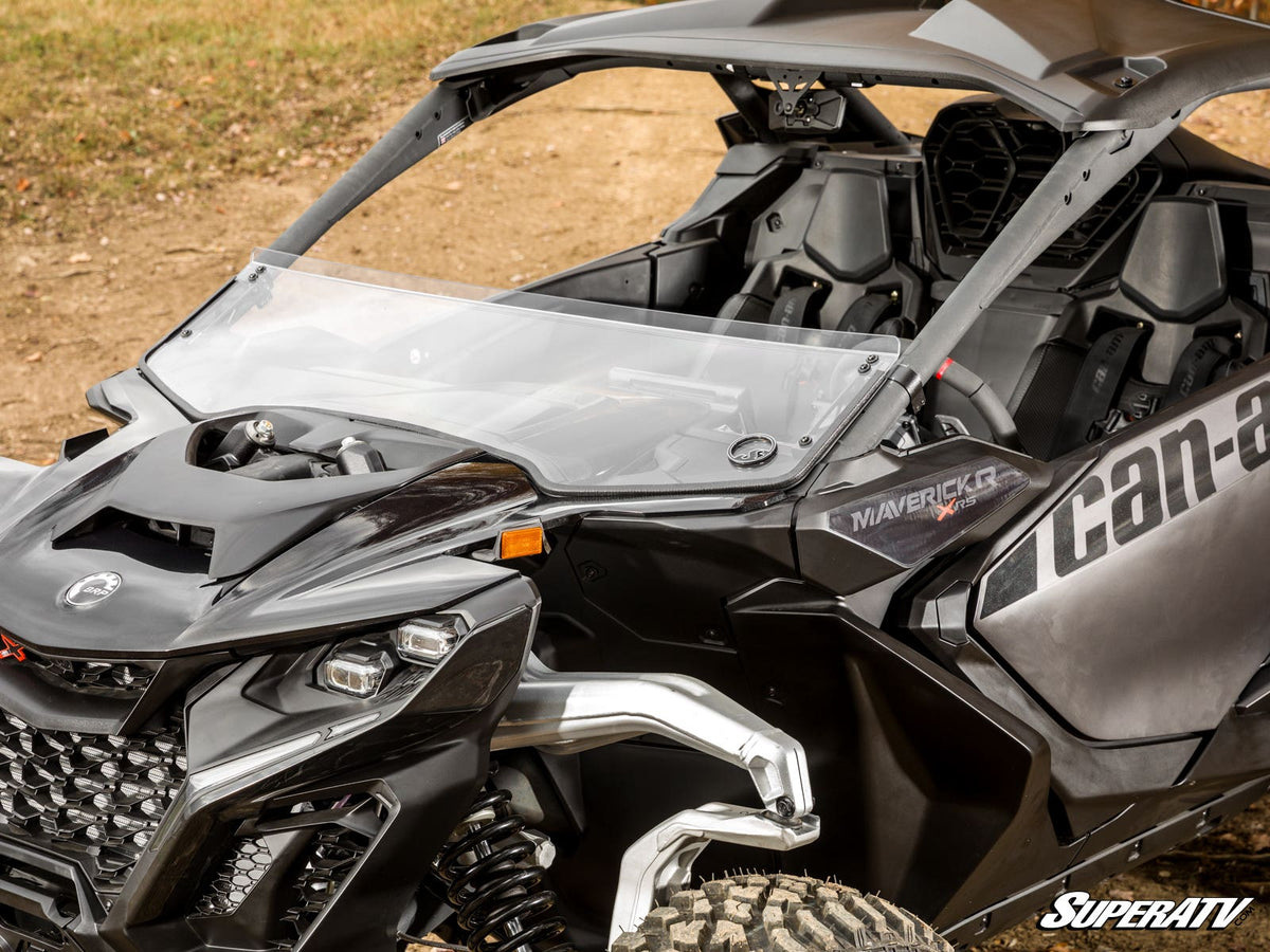 Can-Am Maverick R Half Windshield - Clear SR