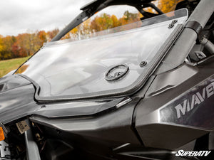 Can-Am Maverick R Half Windshield - Clear SR