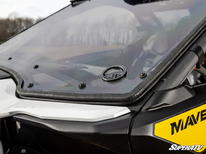 Can-Am Maverick R Scratch-Resistant Full Windshield - 72
