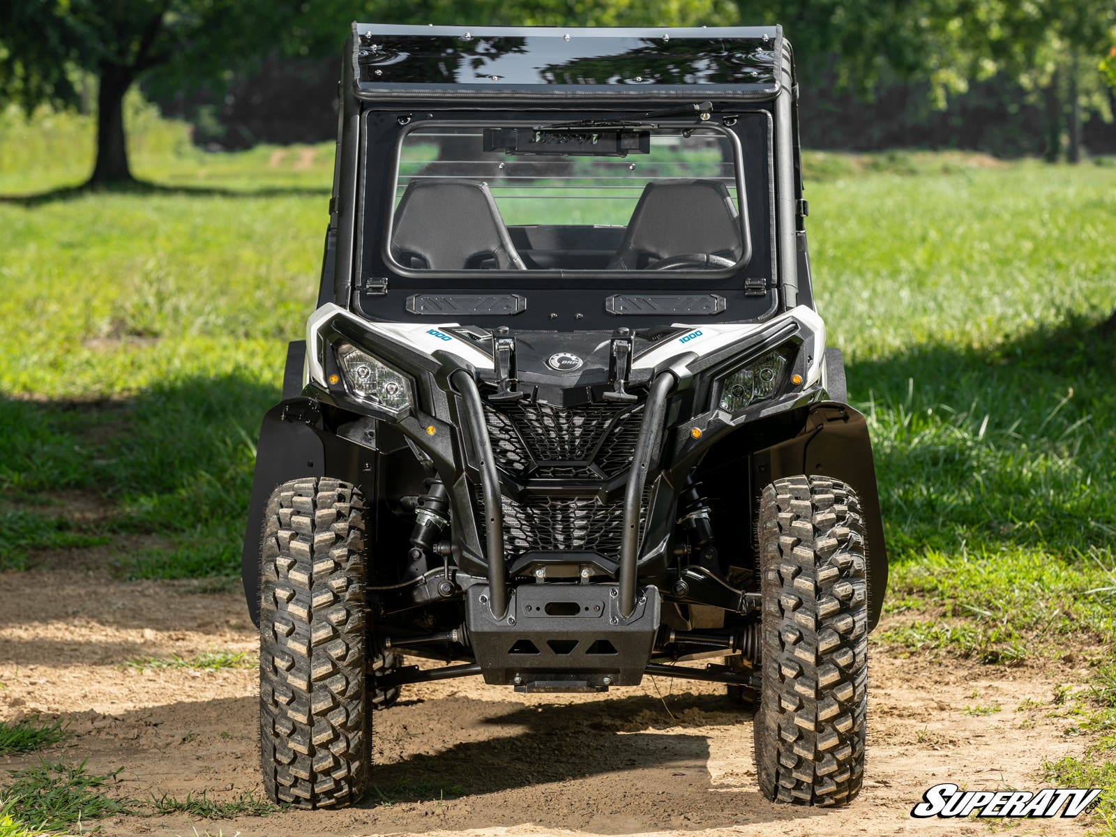 Can-Am Commander Flip Down Glass Windshield