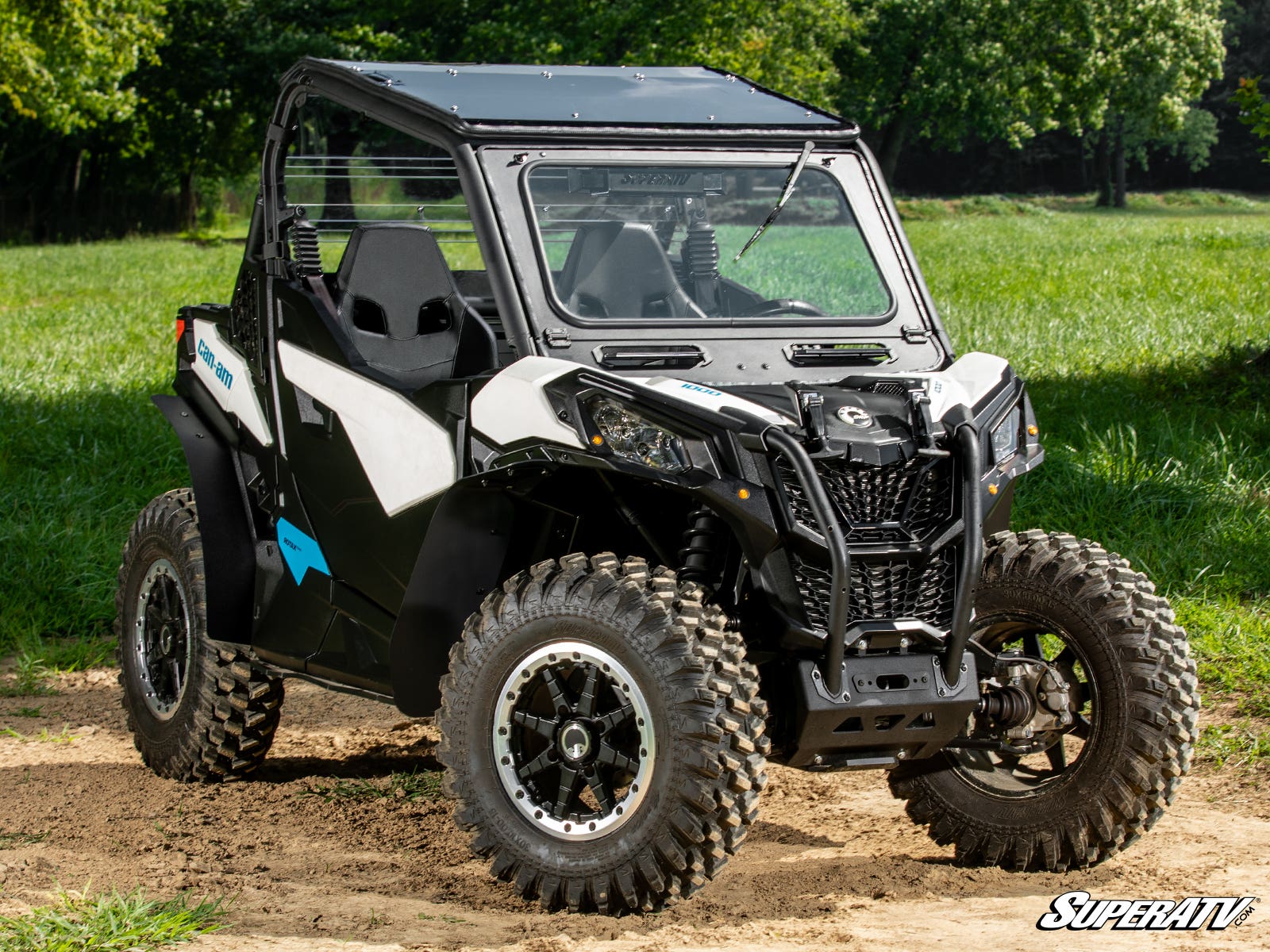 Can-Am Commander Flip Down Glass Windshield