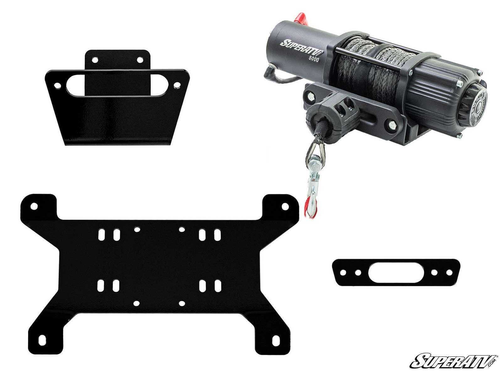 Can-Am Maverick Winch Mount & 6000 lb. Winch