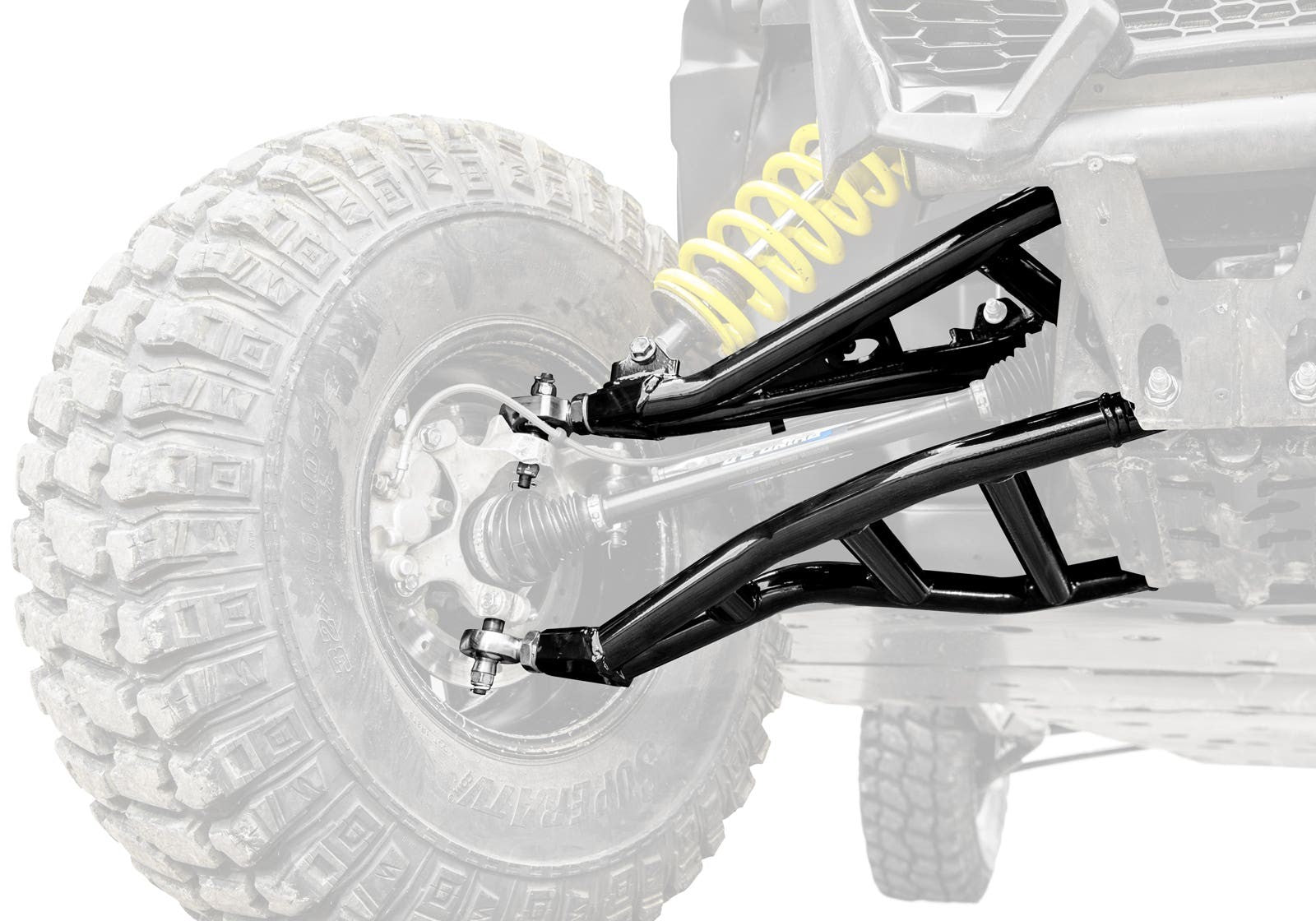 Can-Am Maverick X3 Atlas Pro 1.5in. Forward Offset A-Arms - Black - 64in.