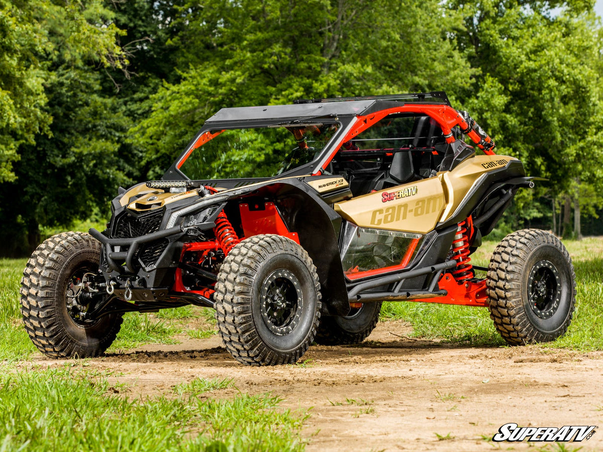 Can-Am Maverick X3 Atlas Pro 1.5in. Forward Offset A-Arms - Black - 72in.