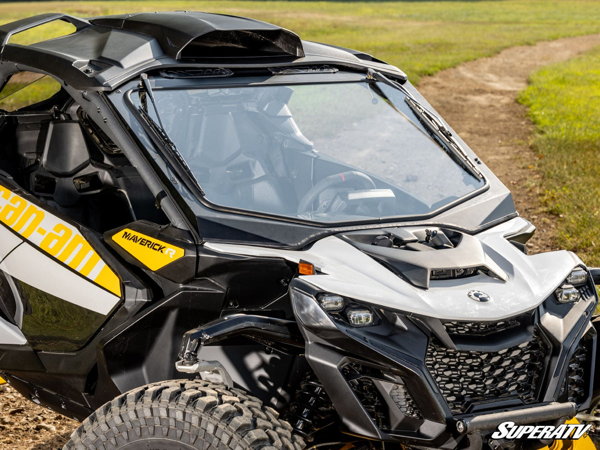 Can-Am Maverick R Glass Windshield + LH Windshield Wiper