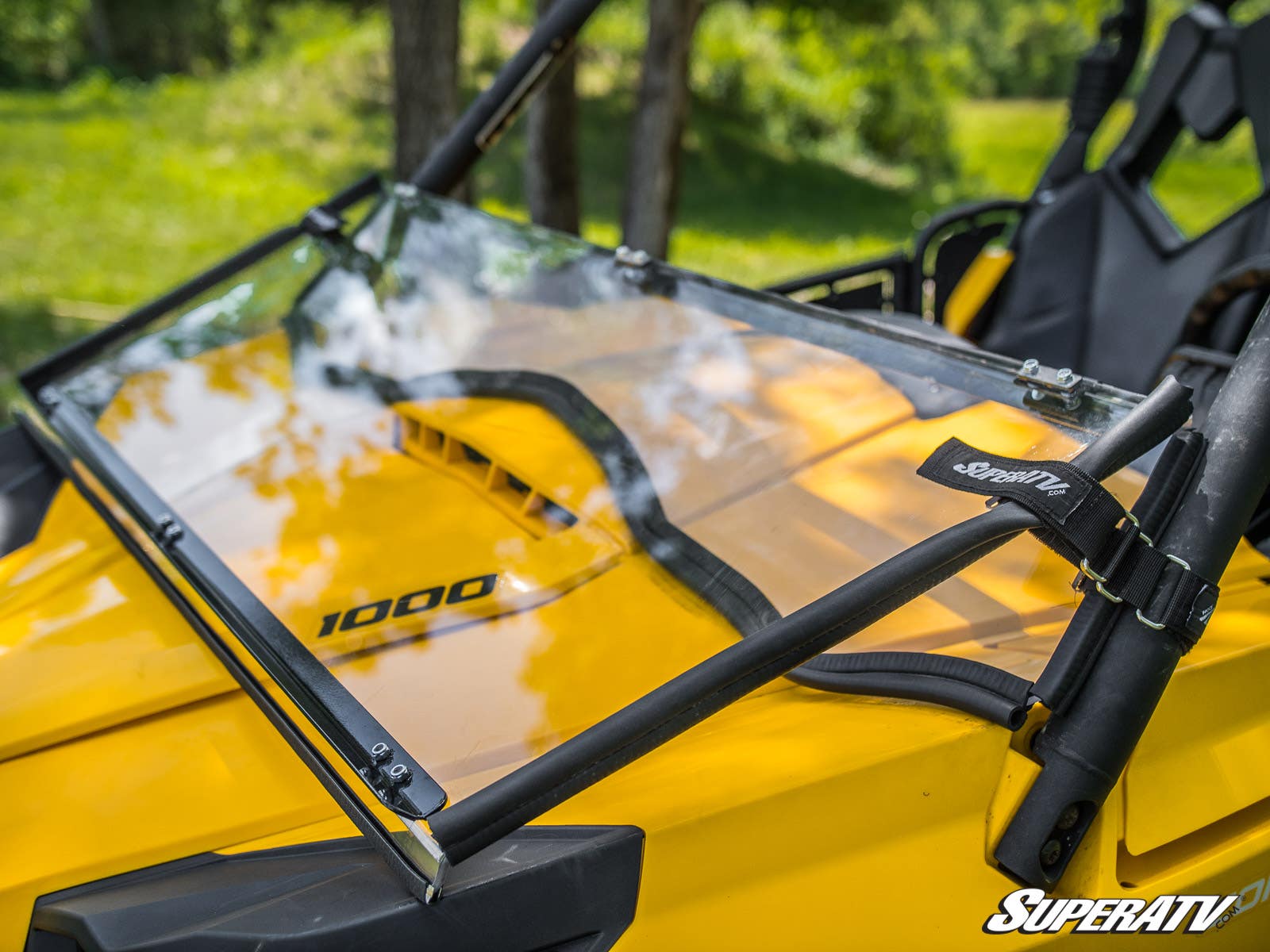 Can-Am Commander Scratch Resistant Flip Down Windshield