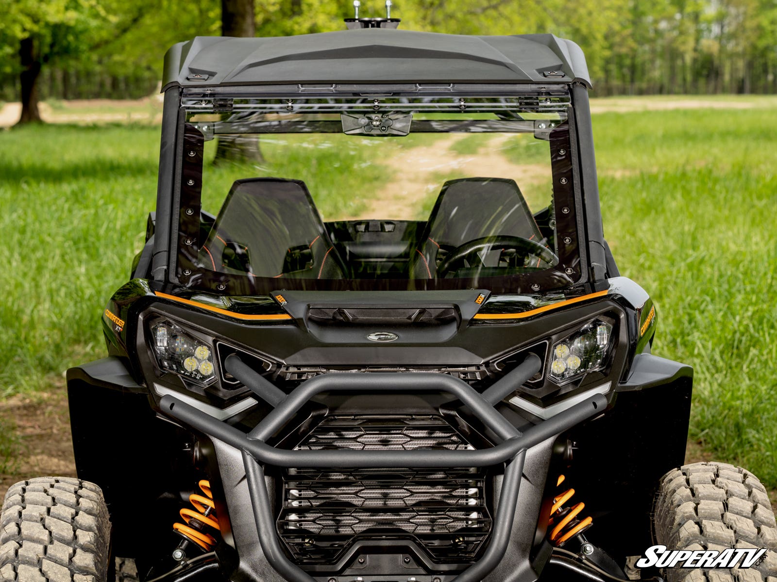 Can-Am Commander MaxDrive Power Flip Windshield