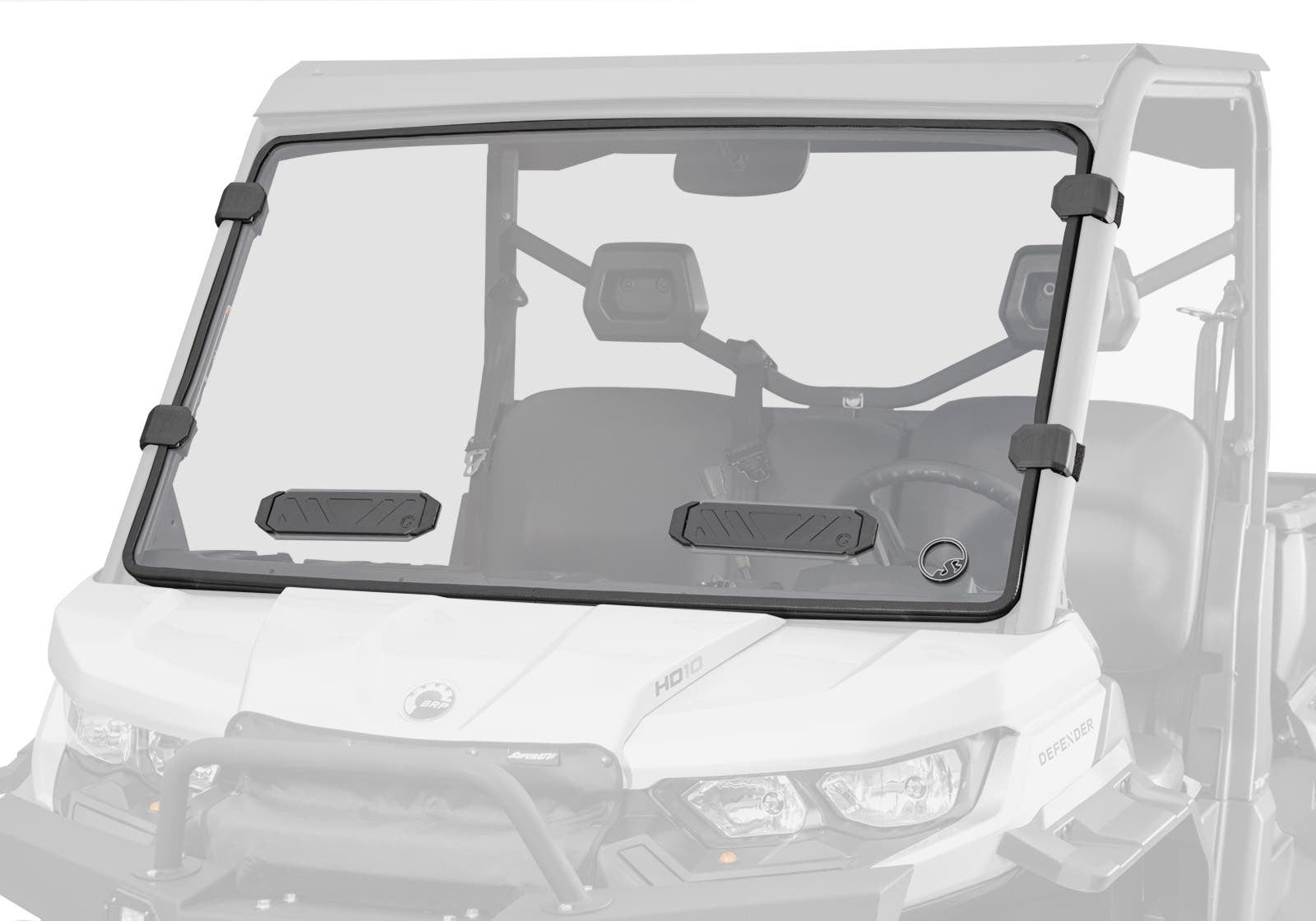 Can-Am Defender Scratch Resistant Vented Full Windshield
