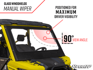 Can-Am Defender HD5 Glass Windshield