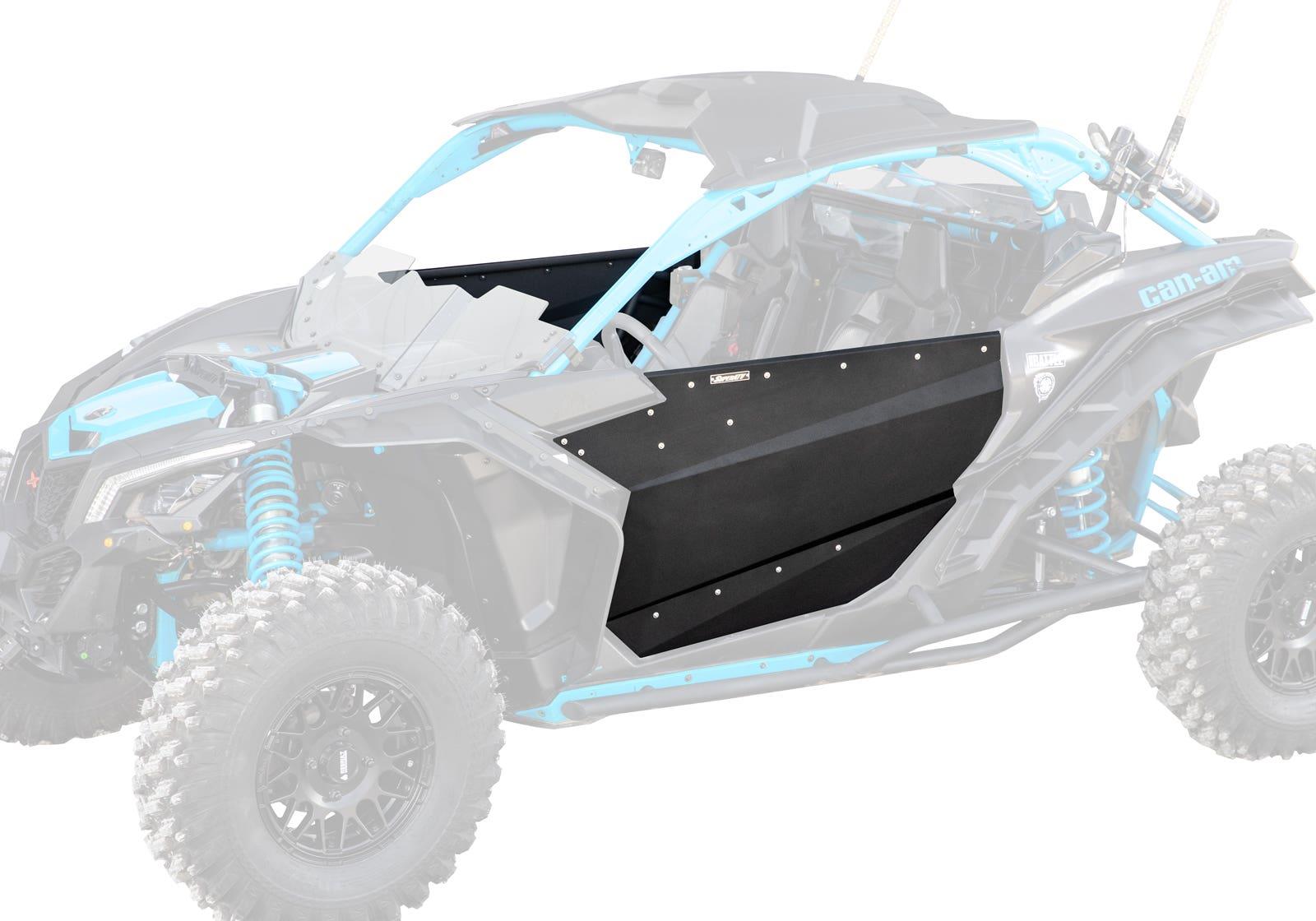 Can-Am X3 Full Aluminum Doors - Wrinkle Black - 2 Door