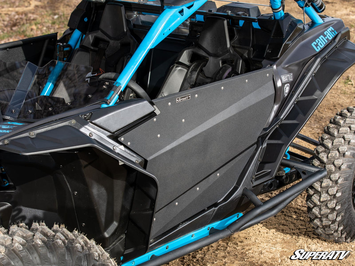Can-Am X3 Full Aluminum Doors - Wrinkle Black - 2 Door