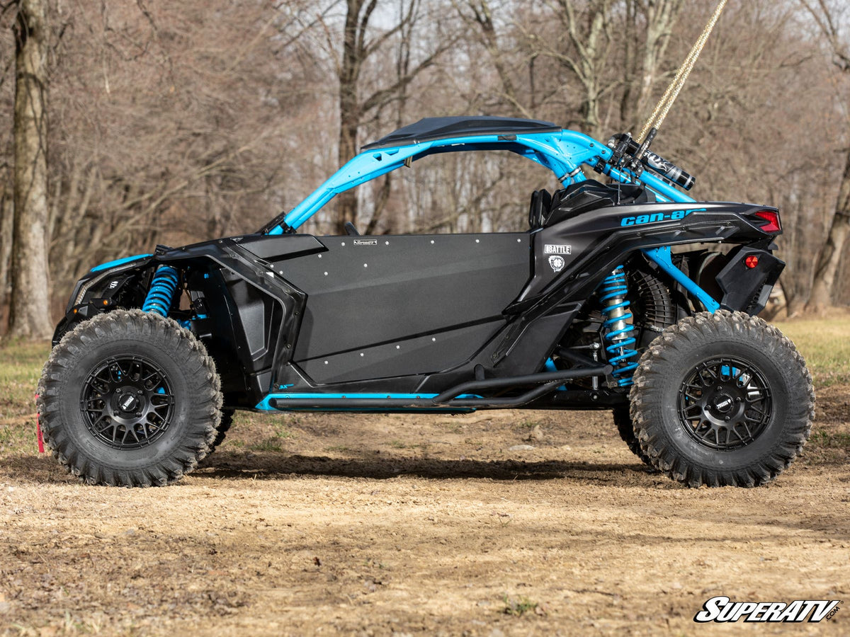 Can-Am X3 Full Aluminum Doors - Wrinkle Black - 2 Door