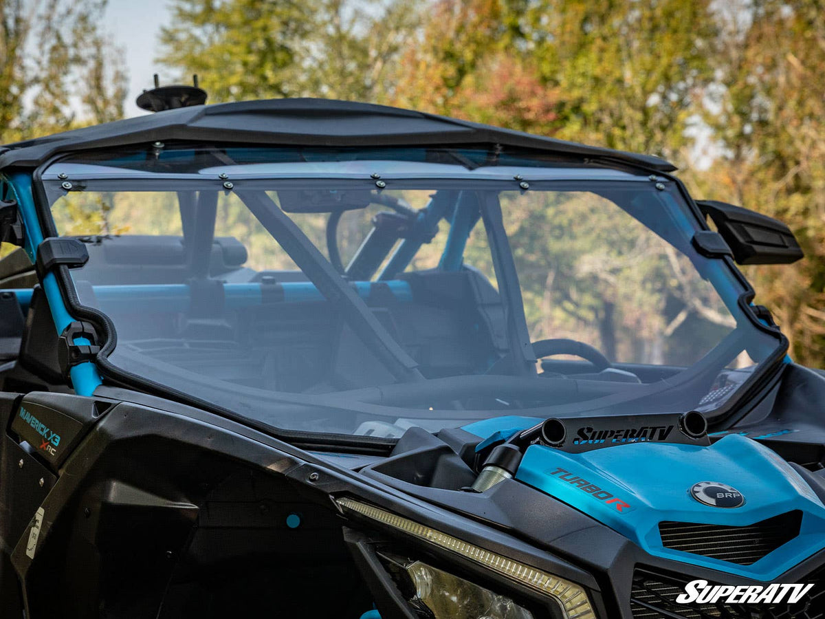 Can-Am Maverick X3 Full Windshield - With Intrusion Bar