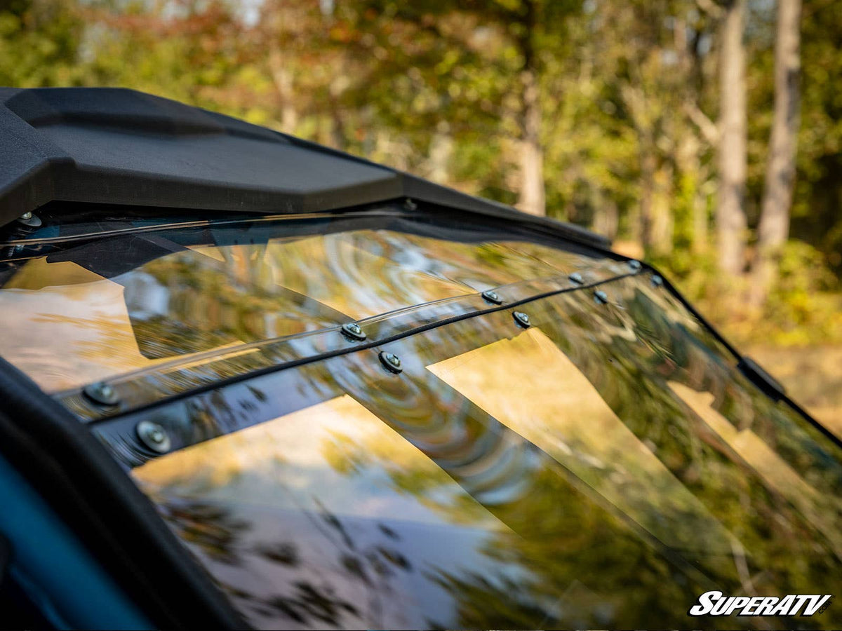 Can-Am Maverick X3 Full Scratch Resistant Windshield - With Intrusion Bar