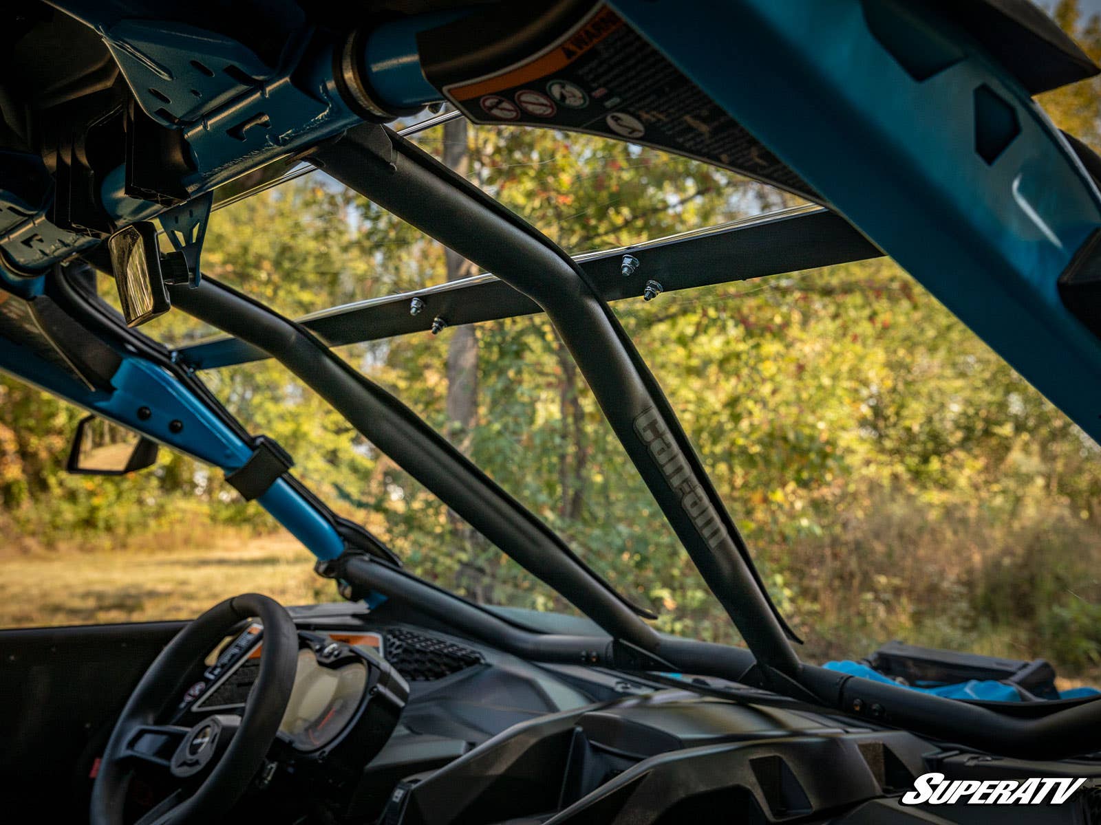 Can-Am Maverick X3 Full Scratch Resistant Windshield - With Intrusion Bar