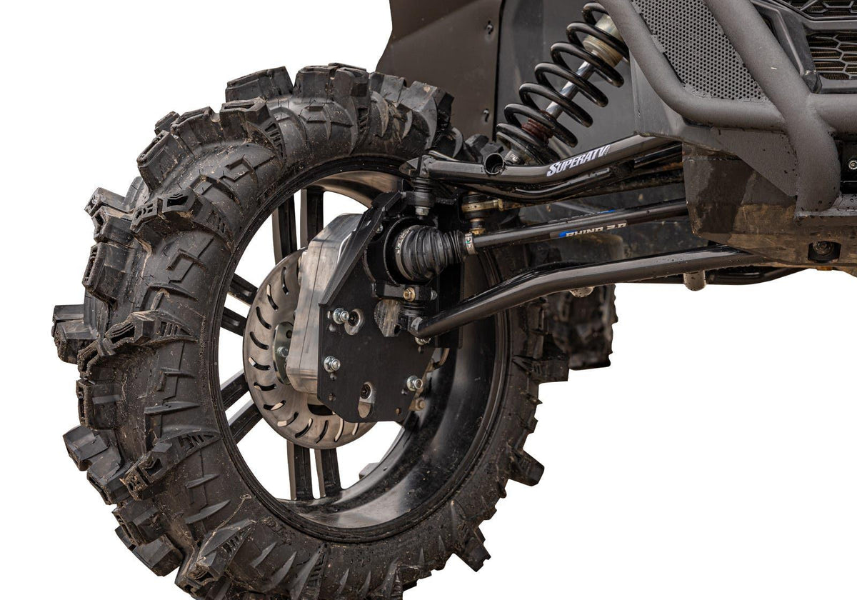 Can-Am Maverick X3 6in. Portal Gear Lifts with 45% Gear Reduction - Cast Housing - Frame Stiffener - Dual Idler - 45% Gear Reduction - Without Frame Stiffener