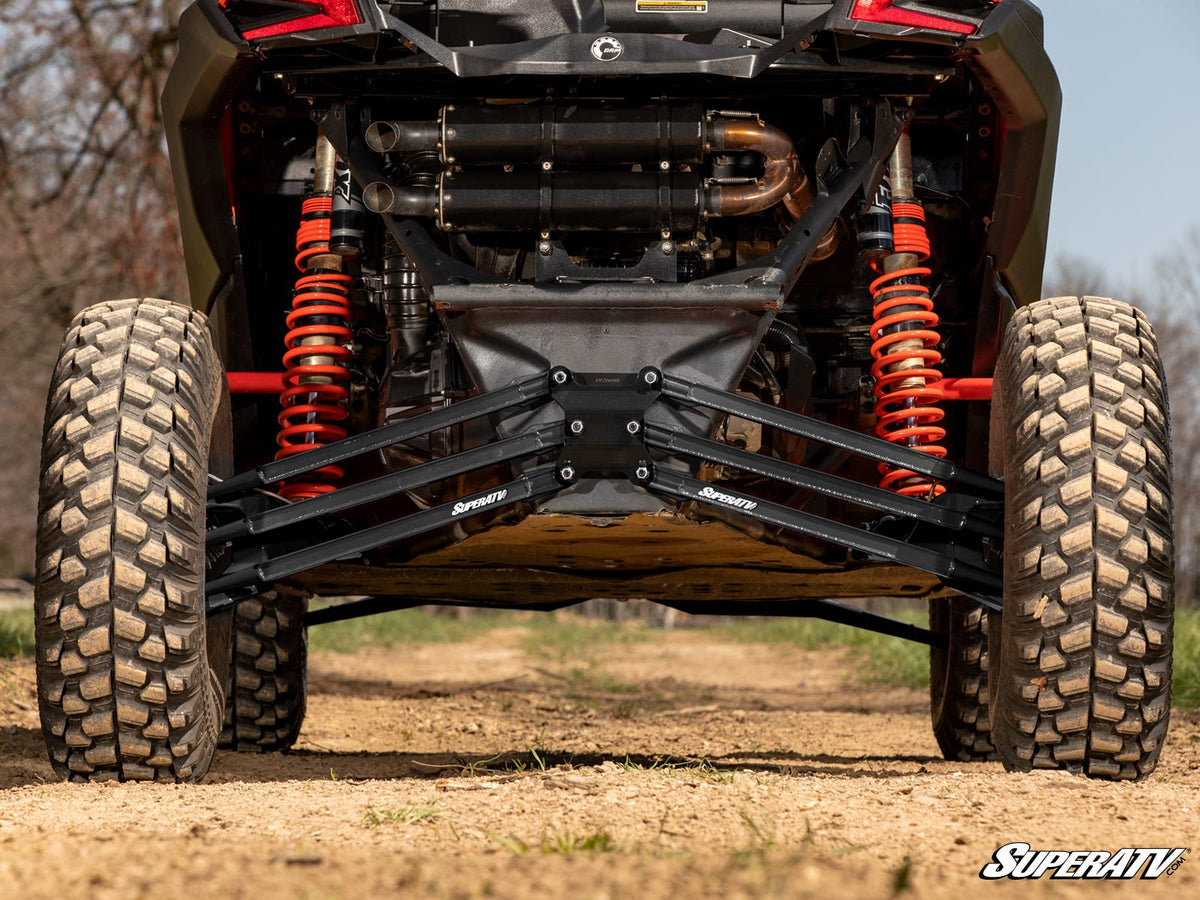 Can-Am Maverick X3 High Clearance Rear Trailing Arms - Black - 72in.
